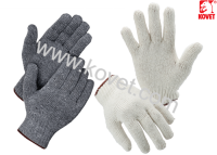 Cotton Gloves (500g) GL02-C500BR (White/Brown) GL02-G500BR (Gray/Brown)