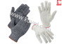 Cotton Gloves (700g) GL02-C700R (White/Red) GL02-G700R (Gray/Red)