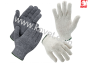 Cotton Gloves (400g) GL02-C400G (White/Green) GL02-G400G (Gray/Green)