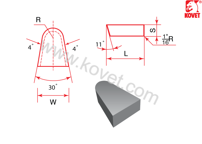 Cemented Carbide TYPE 73-1 (Thick)