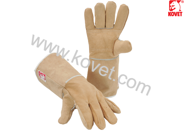 Heat Resistant Leather Welding Gloves GL01-017