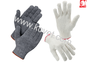Cotton Gloves (700g) GL02-C700R (White/Red) GL02-G700R (Gray/Red)