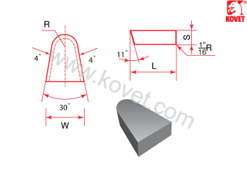 Cemented Carbide TYPE 73-1 (Thick)