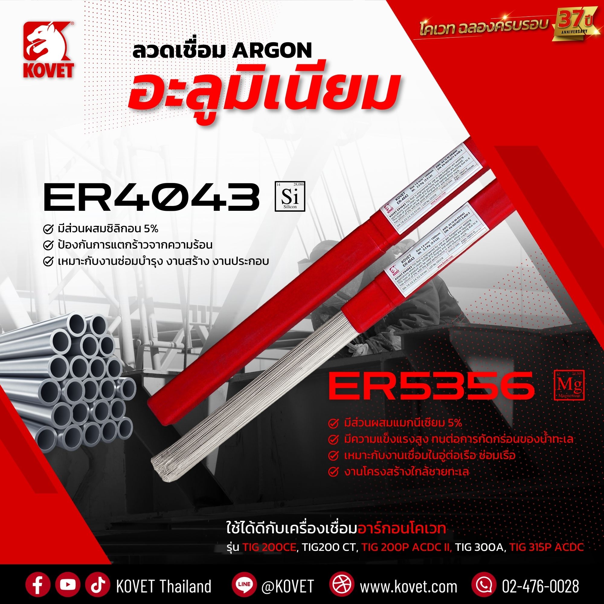 ลวดเชื่อมอลูมิเนียม